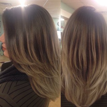 Balayage avec roux Balayage avec roux