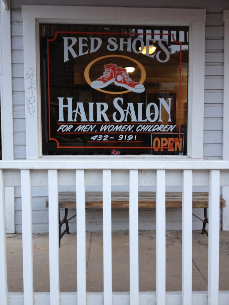 Red Shoes Hair Salon Logo