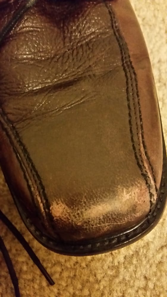 Before Picture Of My Leather Shoes 1 2 Scuffed On The Front And Photo Of Ann Arbor Shoe Repair Mi United States Before