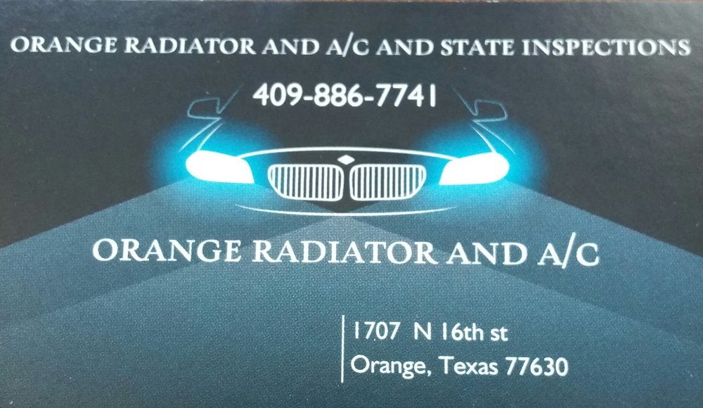 Orange Radiatior Service