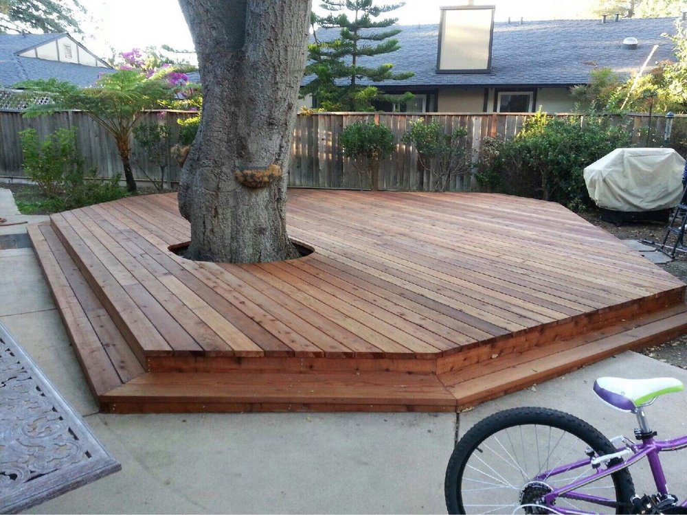 Deck Build Around Tree Yelp