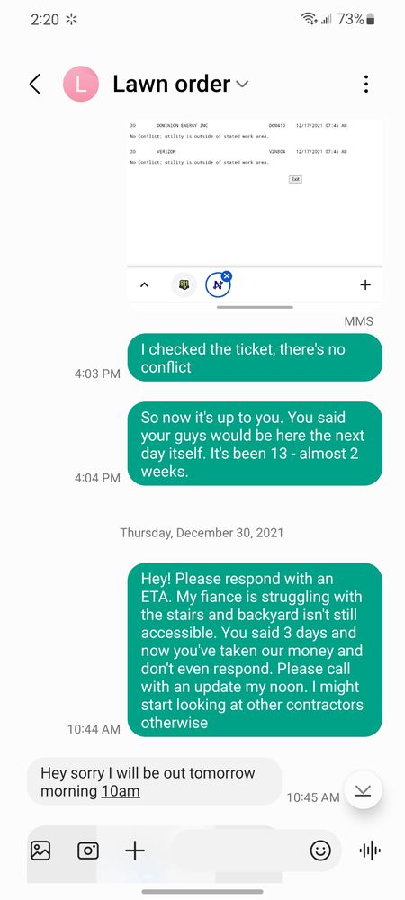 Brown's Lawn In Order