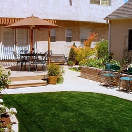 Multi level backyard - Yelp