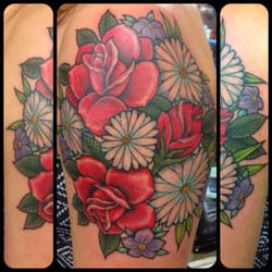 Photo Of Blue Flame Tattoo Photo Of Blue Flame Tattoo