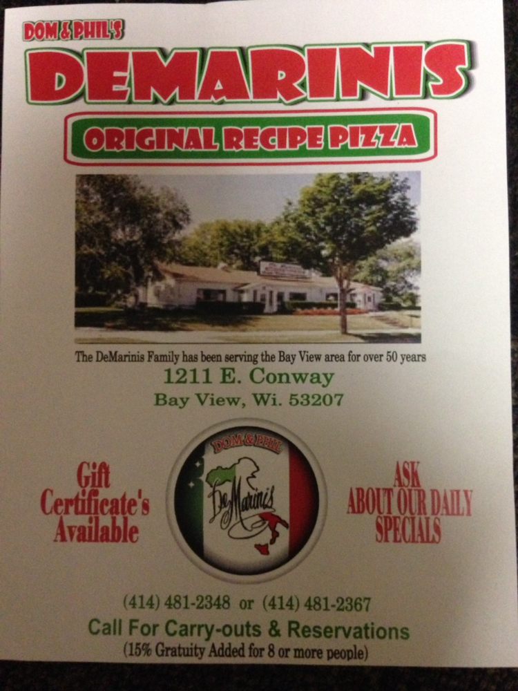 Dom & Phil DeMarinis Original Recipies 25 Photos & 53 Reviews Pizza