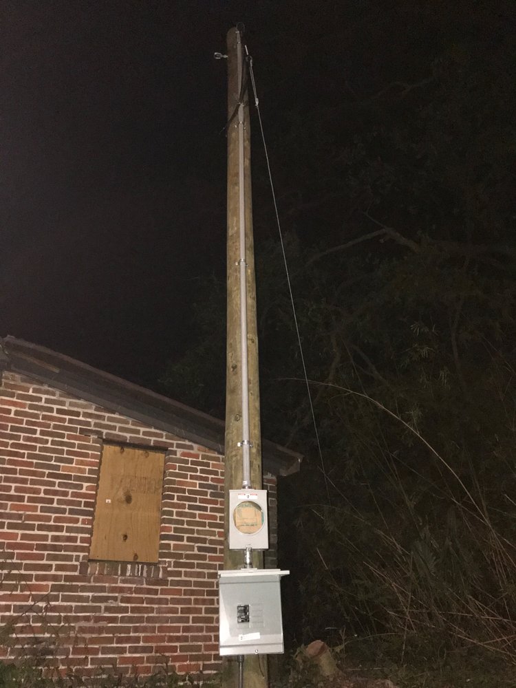 Temporary Pole Installed In Jacksonville Fl Yelp Photo Of Electric R Us Jacksonville Fl United States Temporary Pole