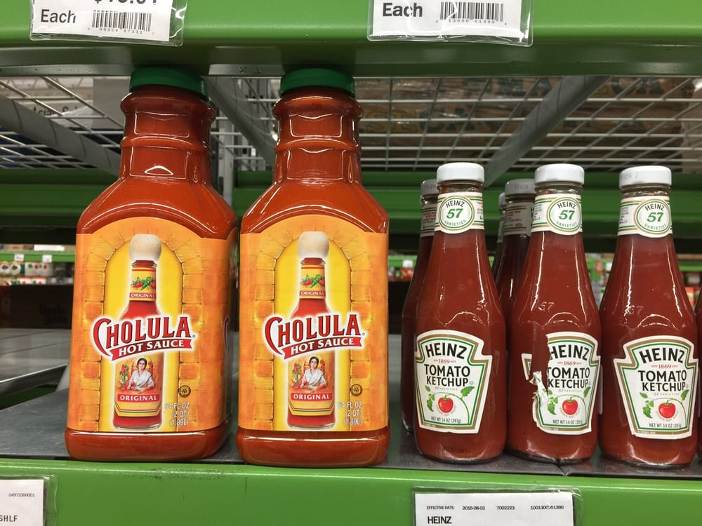 Giant Half Gallon Of Cholula Hot Sauce Anyone Yelp 30 Photos For Us Foods Chef
