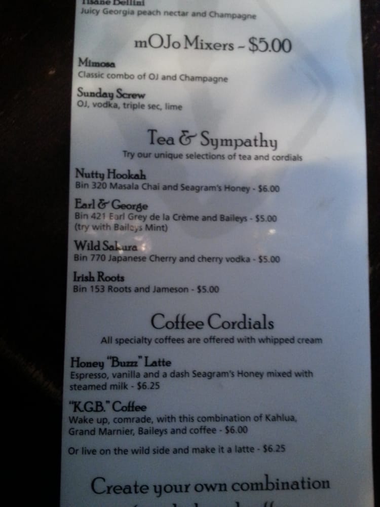 Tisane Euro Asian Cafe Menu Tisane Euro Asian Cafe Menu