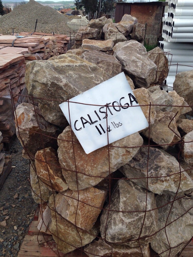Calistoga Boulders Are Yelp 42 Photos For Tri Valley Concrete Landscape Materials