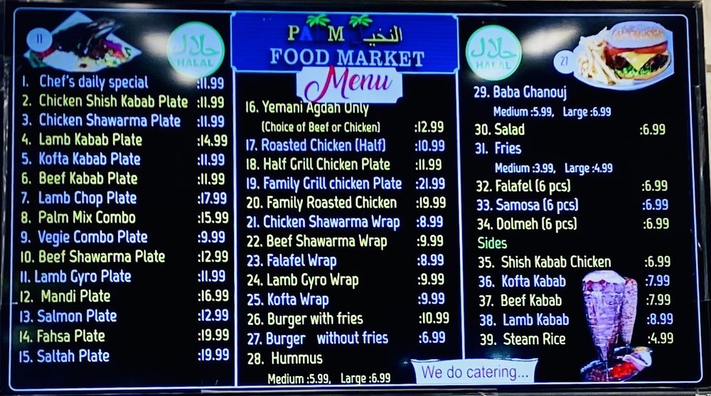 Palm Halal Food Market