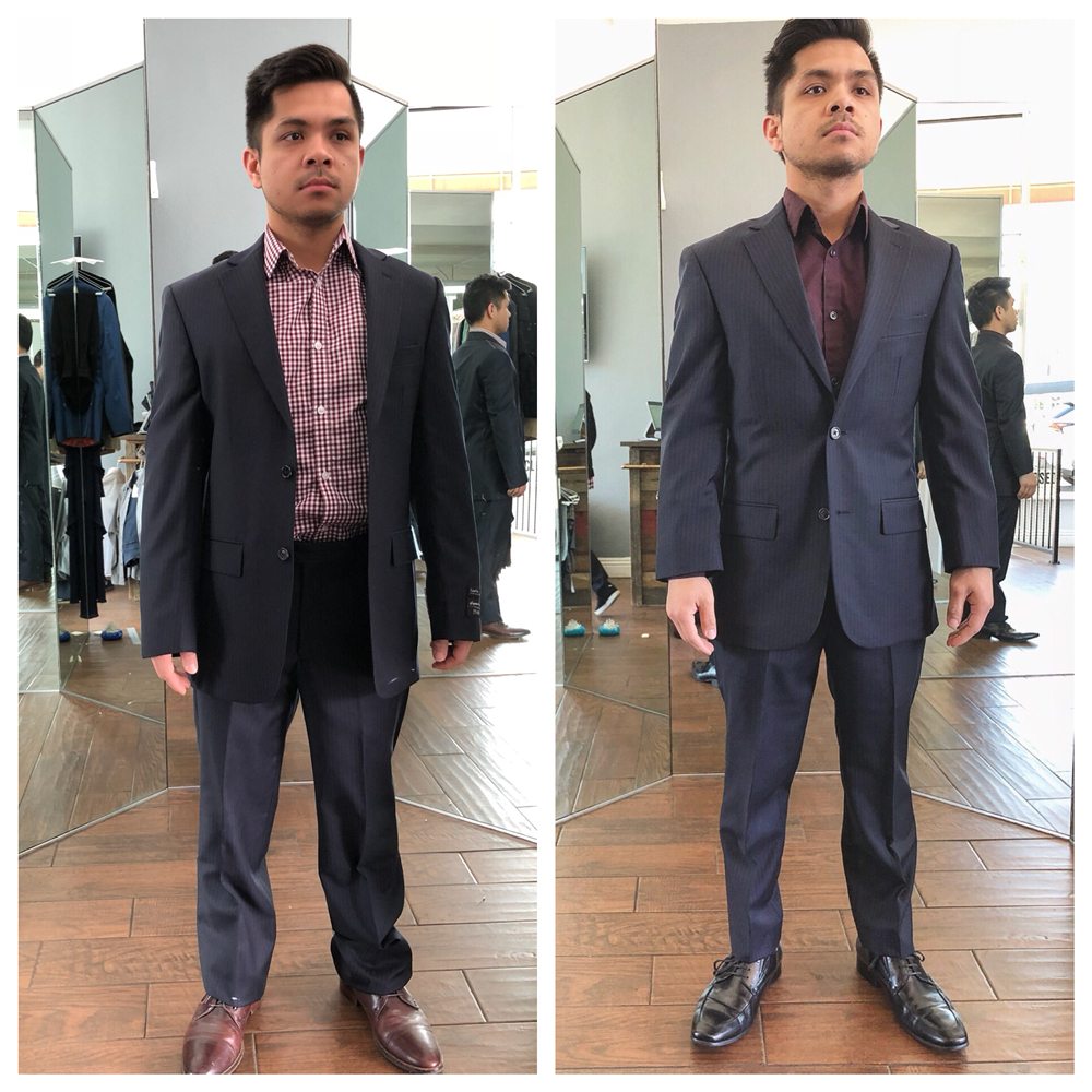 Before and After Tailoring Dress