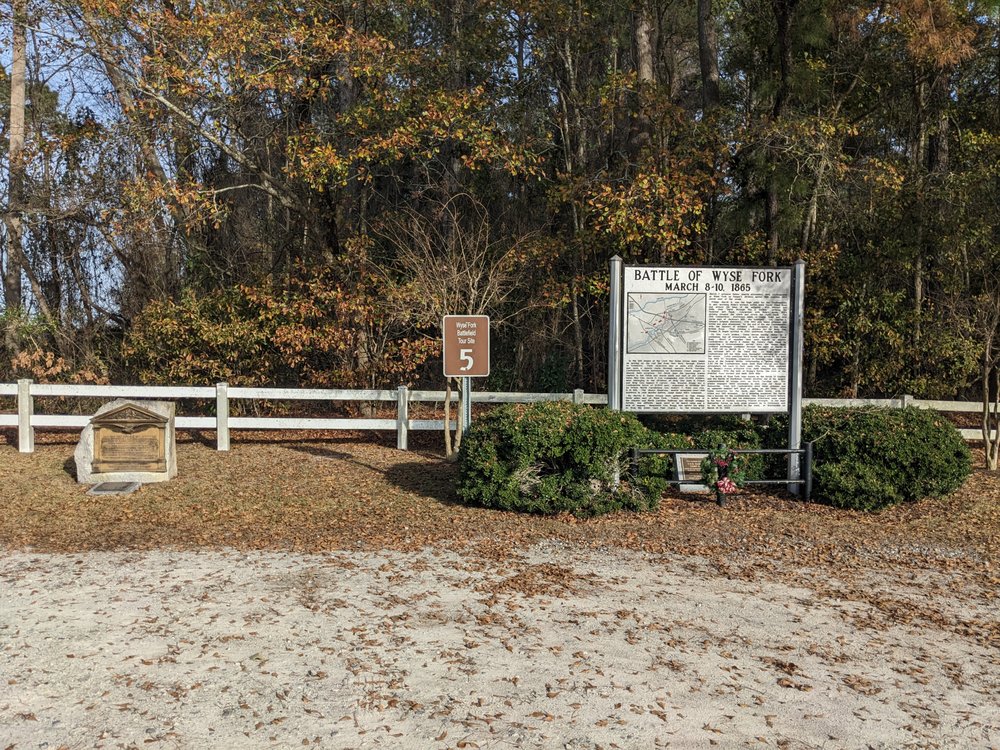 Battle of Wyse Fork Historical Marker