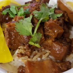 Conway Bbq Barbeque 13620 Roosevelt Ave Downtown Flushing Photo Of Conway Bbq Queens Ny United States Braised Pork Over Rice