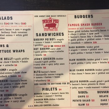 Neon Pig - 216 Photos & 234 Reviews - Cafes - 1203 N Gloster St, Tupelo ...