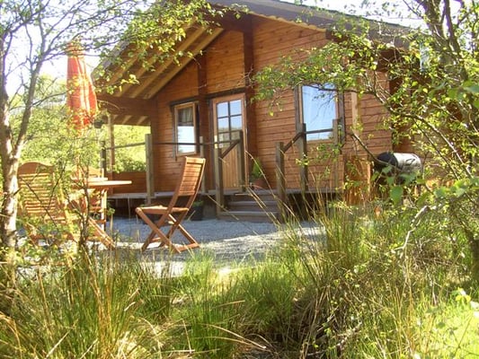 Hart Of Mull Self Catering Log Cabins Hawthorn Cottage Old Road