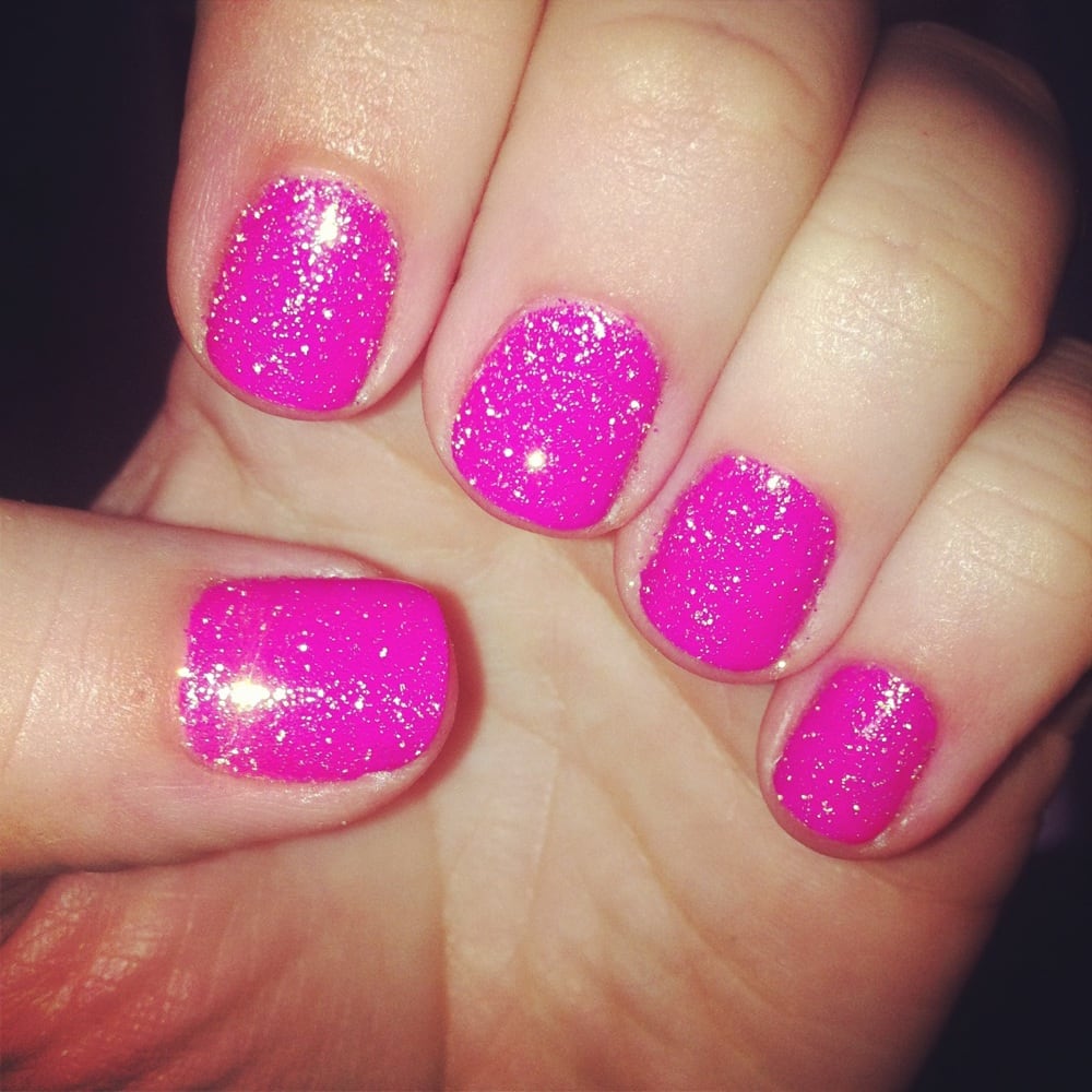 My Barbie pink rockstar nails! Ask for Twee, she rocks!! - Yelp