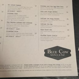 Photos For Blue Cow Kitchen Bar Menu Yelp