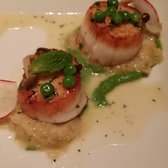Seared sea scallops
