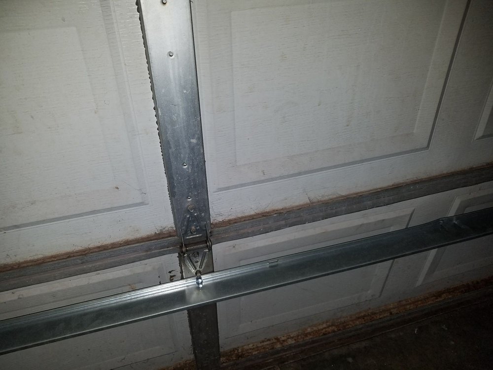 New Brackets And Hardware To Repair My Garage Door Job Well