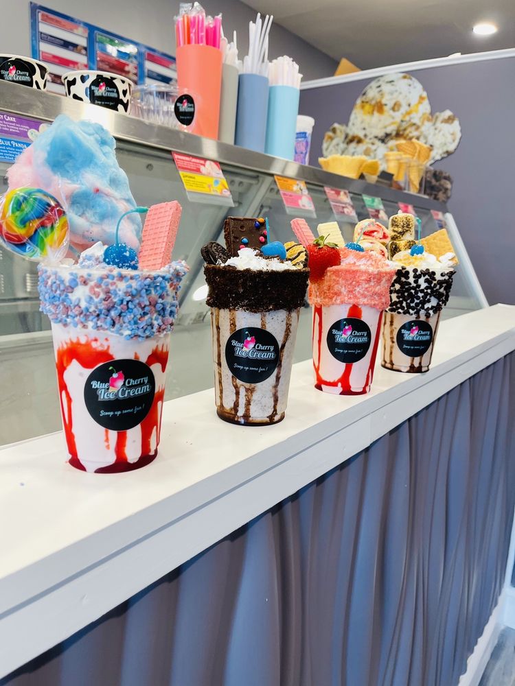 Blue Cherry Ice cream