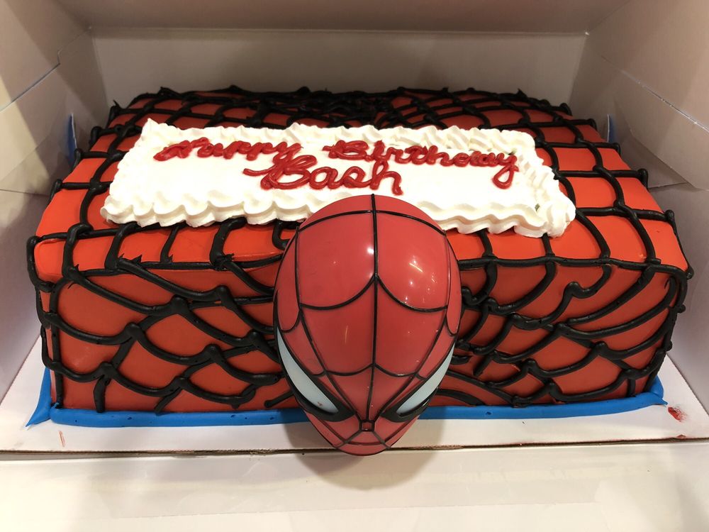 Look At This Amazing Spider Man Ice Cream Cake Done By Your