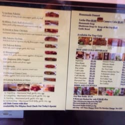 simple cafe menus