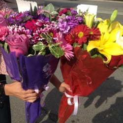 Franco Florist 18 Reviews Florists 3127 W Beverly Blvd Photo Of Franco Florist Montebello Ca United States Purple And Colorful Bouquets