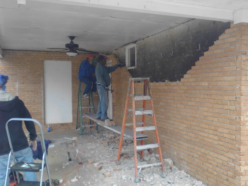 We Are Tearing Down Wall And Closing In Carport To Make A Big