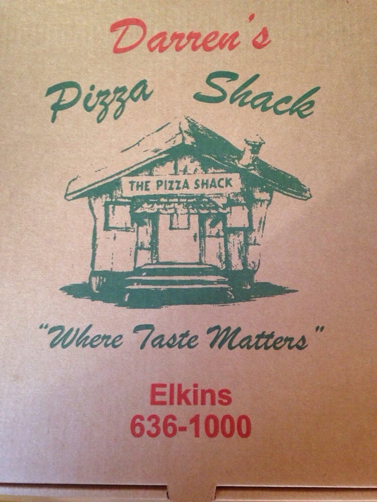 Darren’s Pizza Shack Pizza 1313 Harrison Ave, Elkins, WV