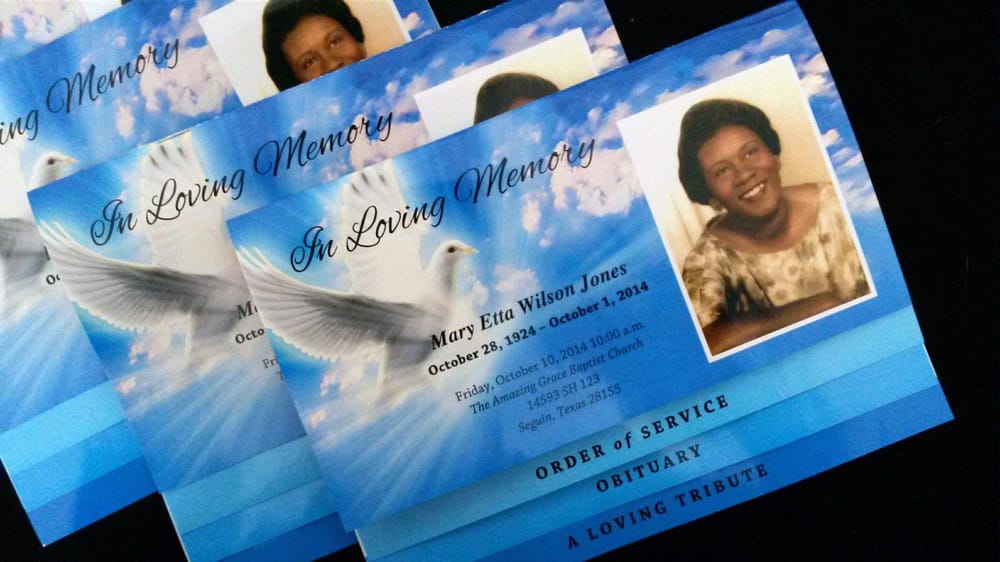 Graduated Bottom Fold Programs For A Unique And Captivating Photo Of The Funeral Program Site Mckinney Tx United States Graduated Bottom
