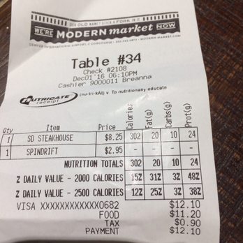 Modern Market 236 Photos 356 Reviews Breakfast Brunch 8500 Photo Of Modern Market Denver Co United States My Receipt Shows Nutritional