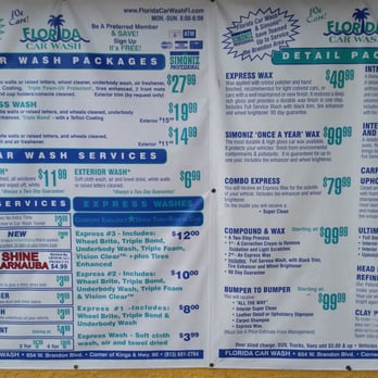 Car wash deals brandon fl