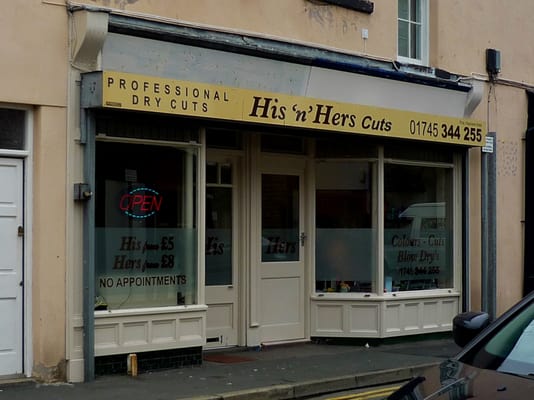 His N Hers Cuts Hairdressers Bedford Street Rhyl Denhshire Photo For His N Hers Cuts
