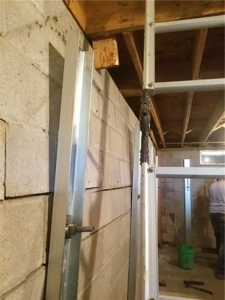 Bowing Walls Can Put The Ility Of A Home At Risk Wall Anchors Photo Of Ayers Basement Systems Lansing Mi United States Bowing Walls Can