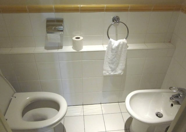 Beautiful 2 Toilets In Bathroom Ornament With Bathtub Funky 2 Toilets In Bathroom Collection With Bathtub Ideas