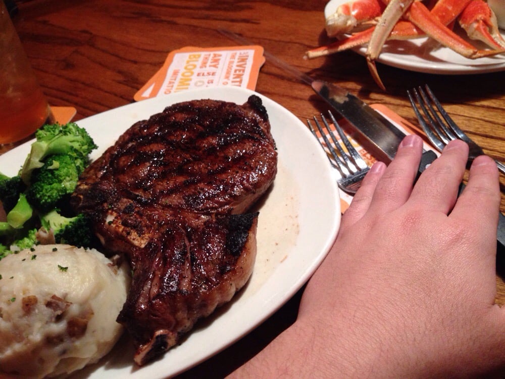 It's the 22 oz bonein natural cut ribeye Yelp