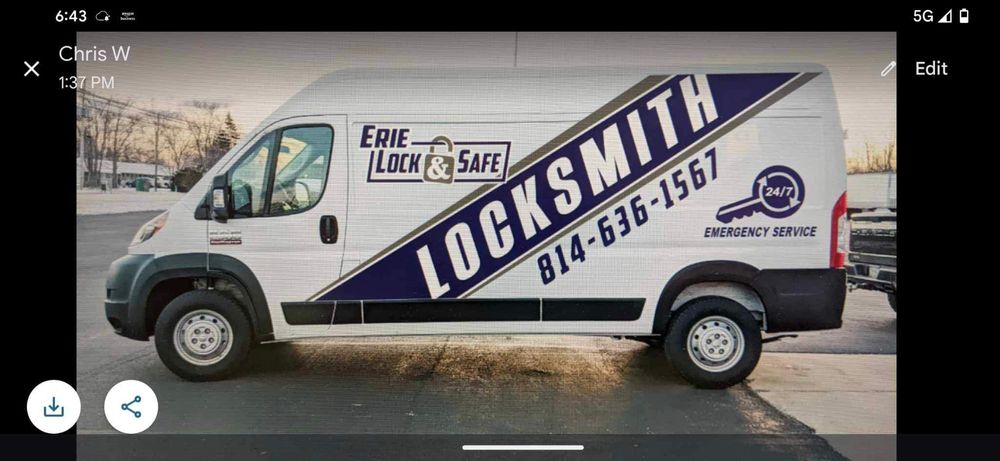 Erie Lock & Safe - 24 hr service 
