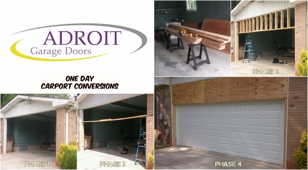 Ask One Of Our Specialists About Enclosing A Carport And Building 74 Photos For Adroit Garage Doors