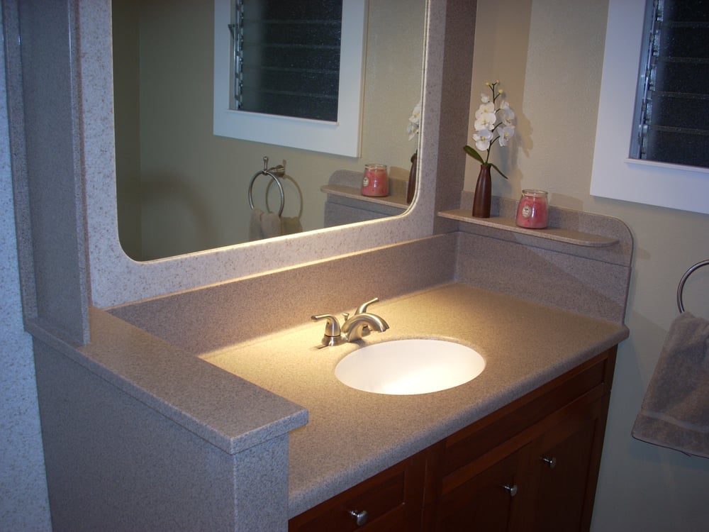 Seamless Bathroom Sink Countertop Yelp