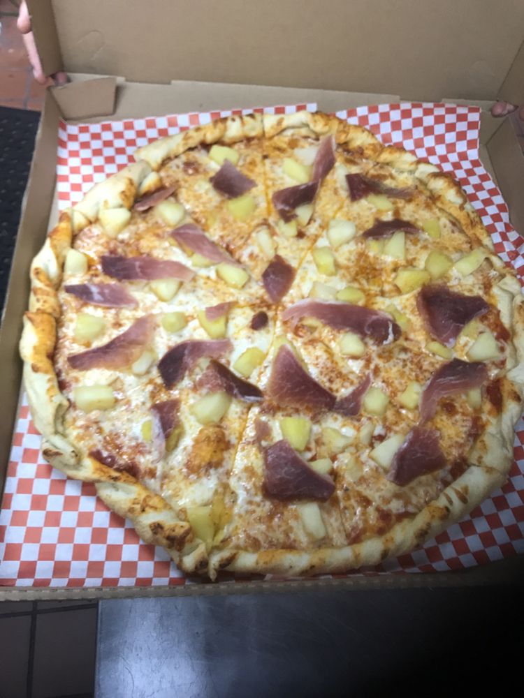 NEW HAWAIIAN PIZZA Come get a fresh slice of pizza! Established in