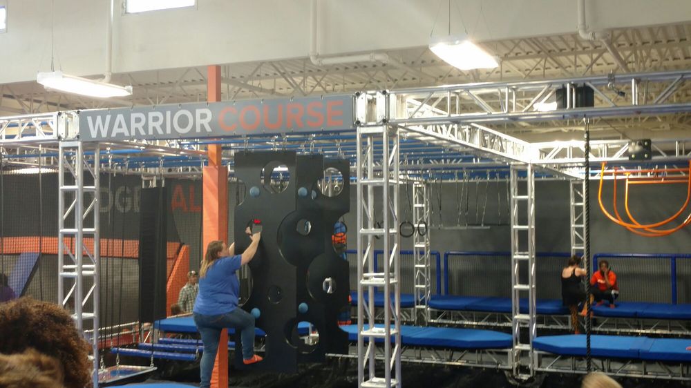 Ninja Warrior courses... There are 3 different courses. - Yelp