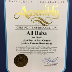 Ali Baba Restaurant Order Online 376 Photos 584 Reviews Photo Of Ali Baba Restaurant El Cajon Ca United States