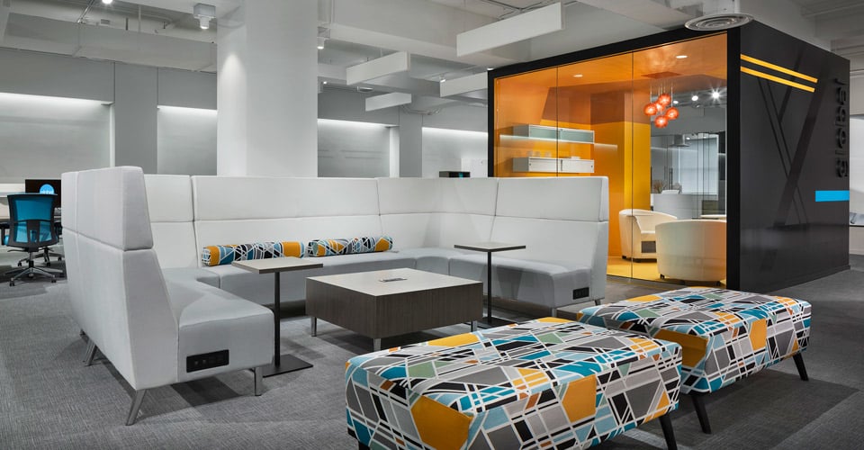 Tall Back Lobby Seating For Privacy In The Collaborative Environment Photo Of Boca Office Furniture Raton Fl United States Tall Back