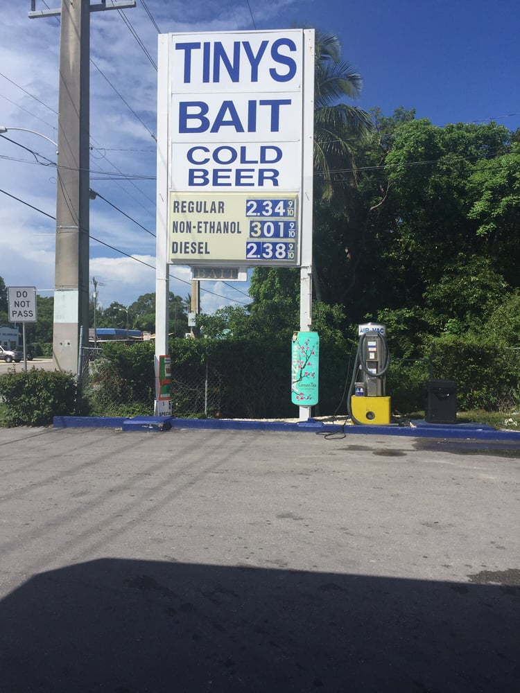 Tiny’s Bait Gas Stations 82788 Overseas Hwy, Islamorada, FL Phone