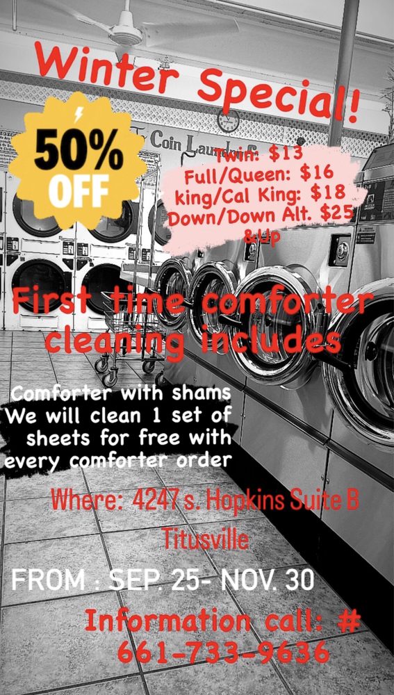 24 Hr Coin Laundry Super Center