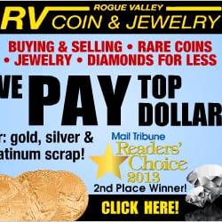 P O Of Rogue Valley Coin Jewelry Medford Or United States P O Of Rogue Valley Coin Jewelry Medford Or United States