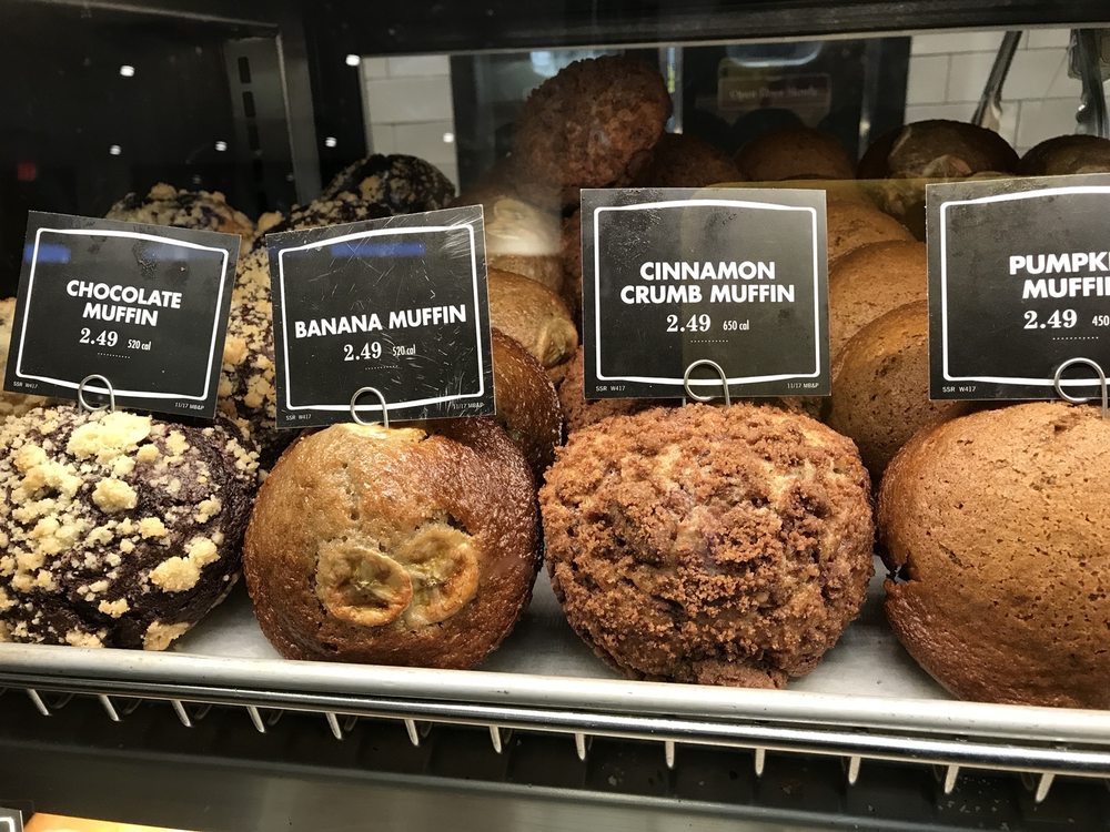 Chocolate Banana Cinnamon Crumb Pumpkin And Blueberry On Photo Of Corner Bakery Cafe Henderson Nv United States Chocolate Banana