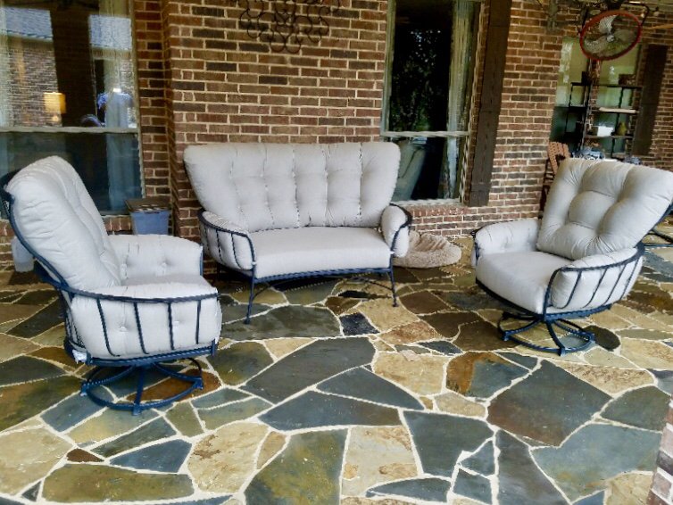 Loveseat Club Chairs Monterra By Ow Lee Outdoor Entertainment Deep Photo Of Yard Art Patio Fireplace Lewisville Tx United States Loveseat