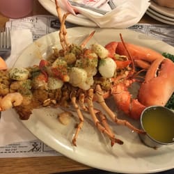 Anglers Restaurant 32 Photos 23 Reviews Seafood 91 Coldbrook Photo Of Anglers Restaurant Hampden Me United States Baked Stuffed Lobster