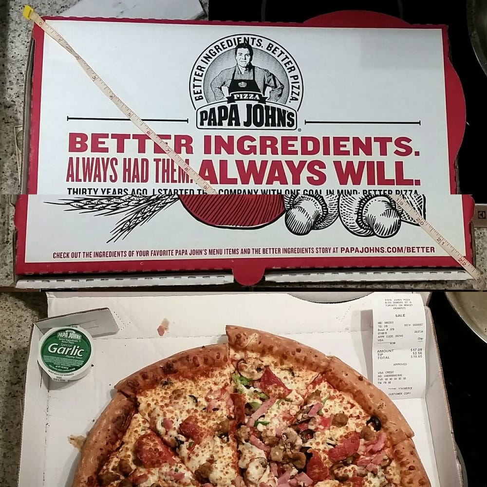 ADD TASTY GARLIC KNOTS TO YOUR ORDER Papa John's is committed to serving superior quality traditional pizza for take out and delivery.